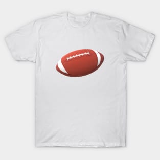 Classic American Football for Players and Fans (White Background) T-Shirt